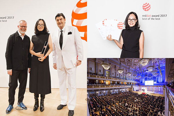 Four Red Dot Design Awards 2017 for COO