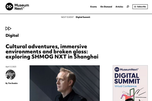 MuseumNext Interviews Tilman Thürmer on SHMOG NXT Virtual Experience