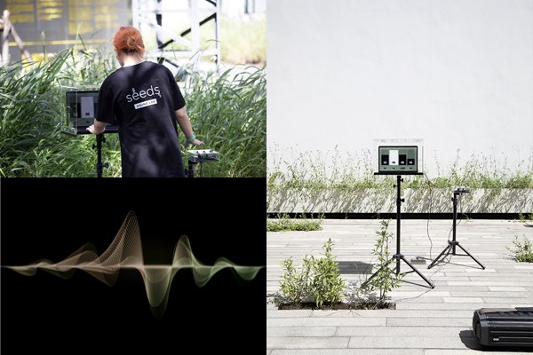 A movable sound lab that lets plants speak at Shanghai Museum of Glass