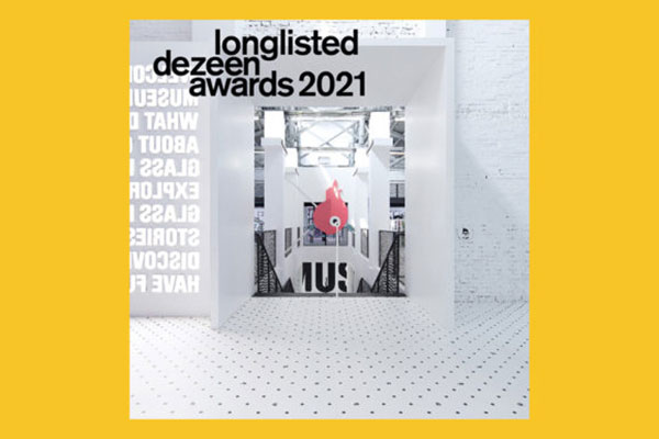 Kids Museum of Glass longlisted at 2021 Dezeen Awards